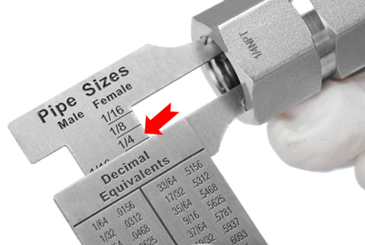 口袋卡尺阴螺纹测量